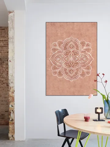 Marrakech Terracotta Mandala Texture