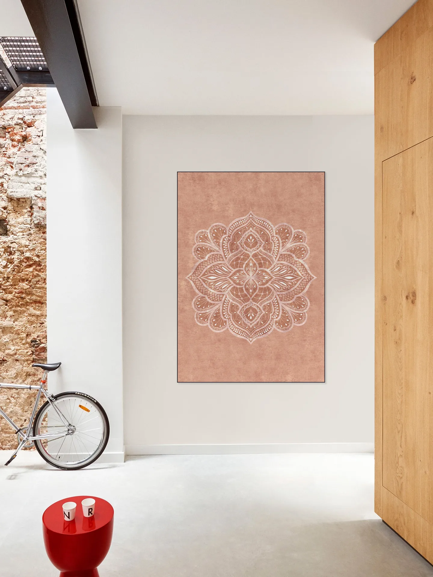 Marrakech Terracotta Mandala Texture