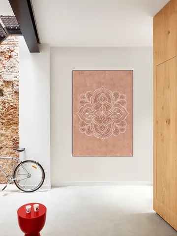 Marrakech Terracotta Mandala Texture