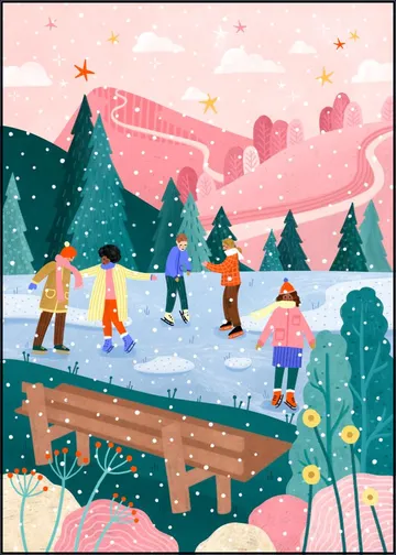 People Ice Skating