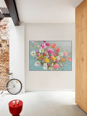 Blooms On Blue