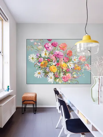Blooms On Blue