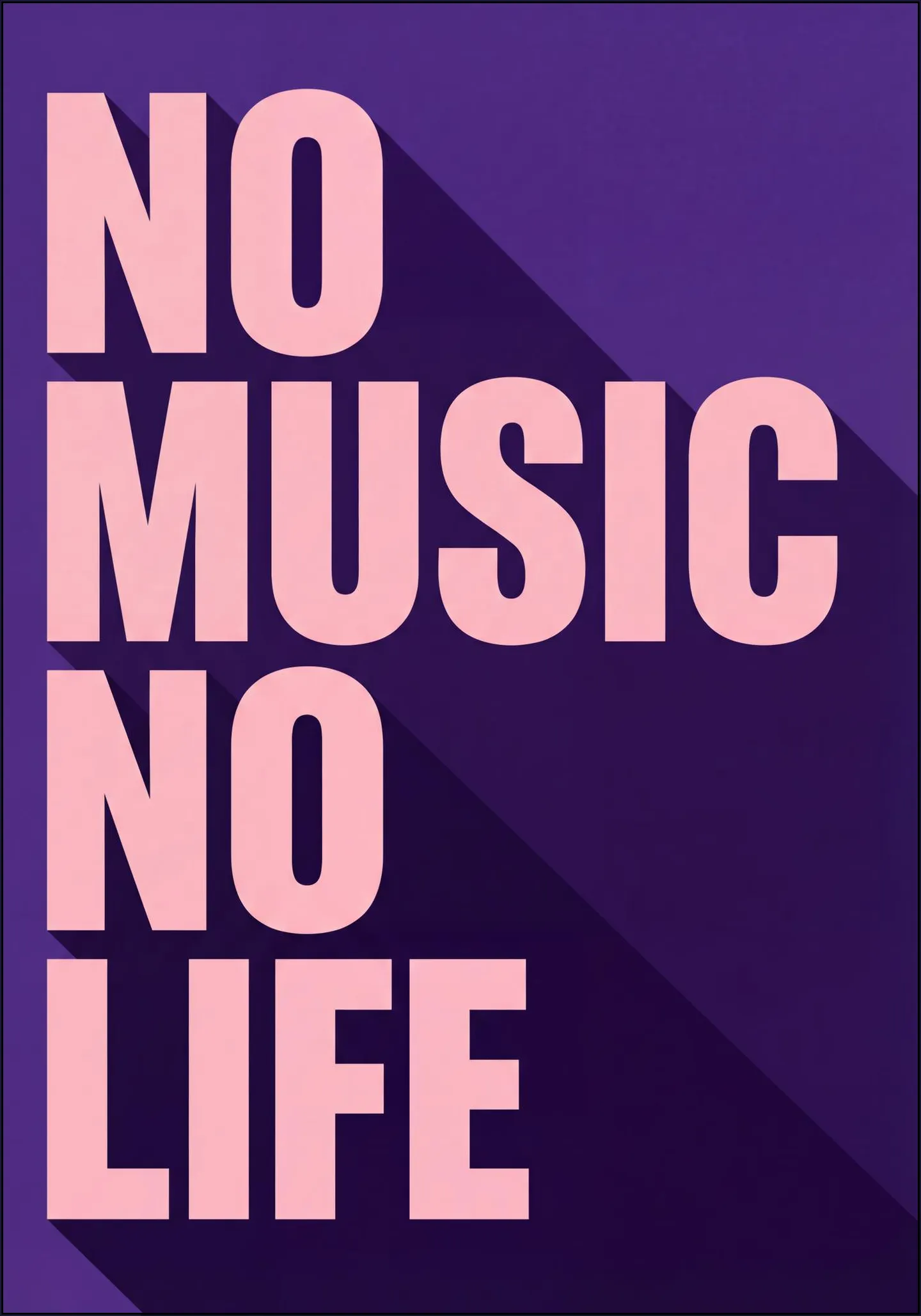 No Music No Life - Pink