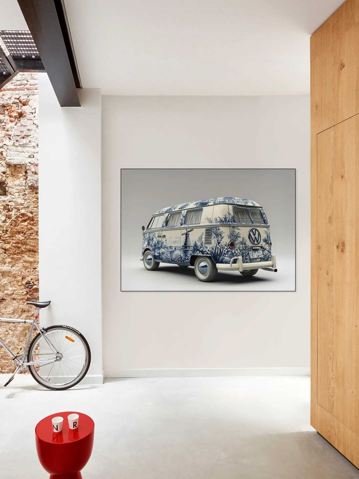 Delft Blue VW Bus 