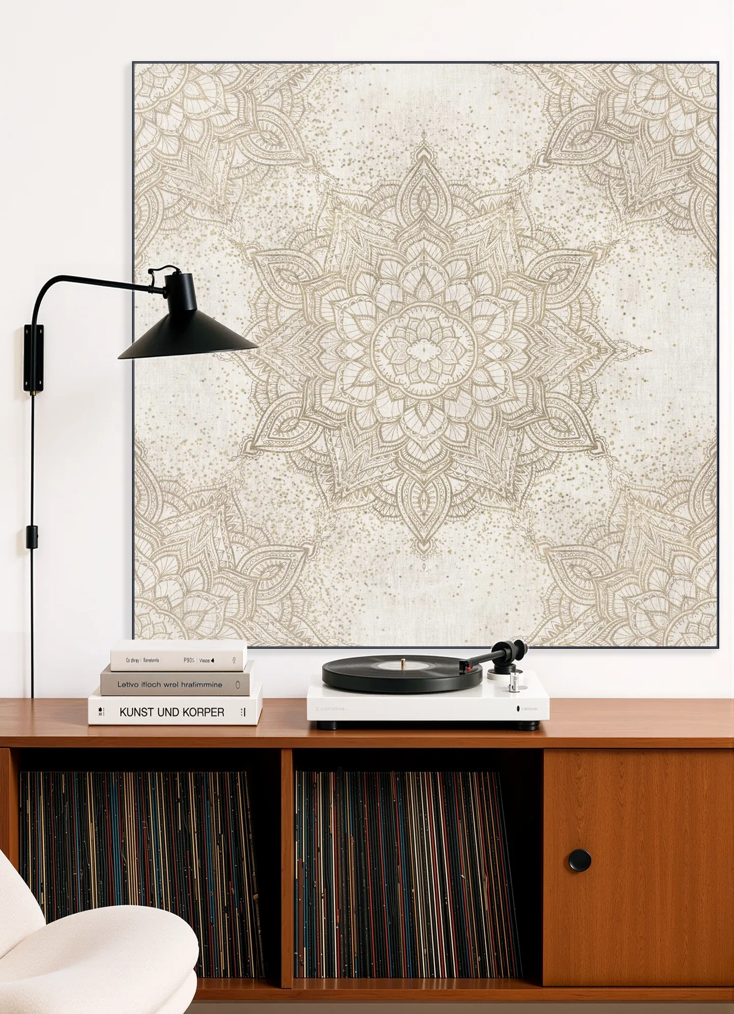 Golden Boho Mandala