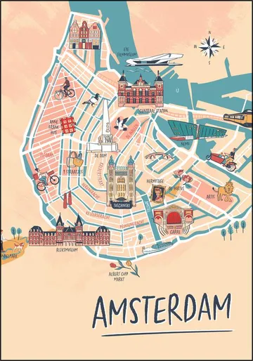 Amsterdam Illustration 