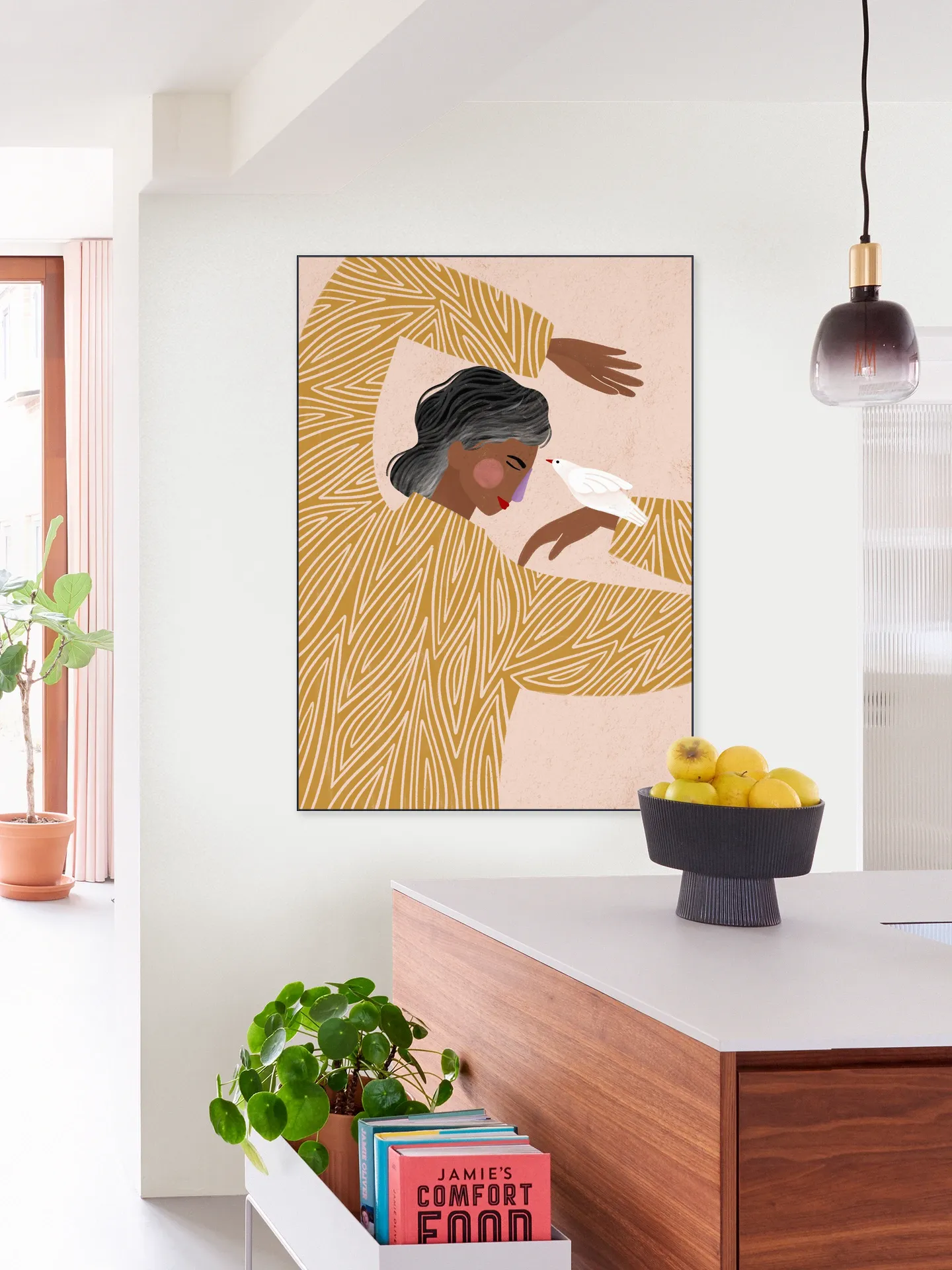 The Woman With A Bird
