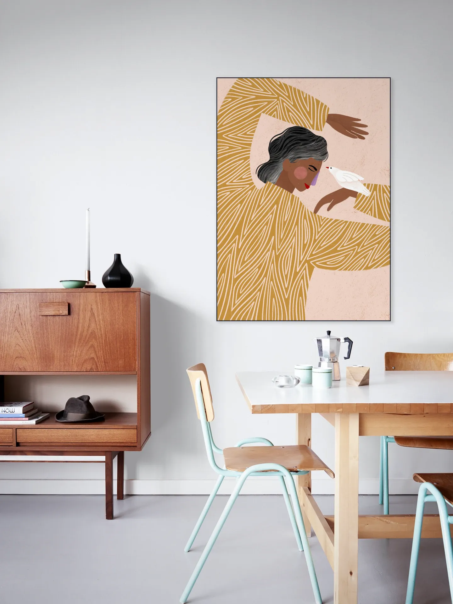 The Woman With A Bird