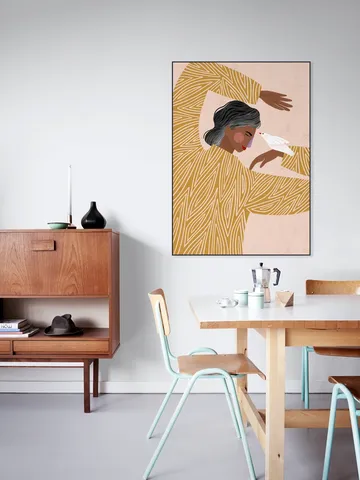 The Woman With A Bird