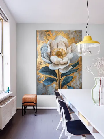 White Flower Gold
