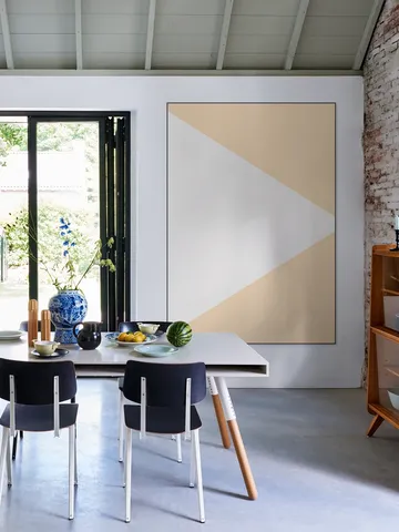 Color blocking - Grey Beige