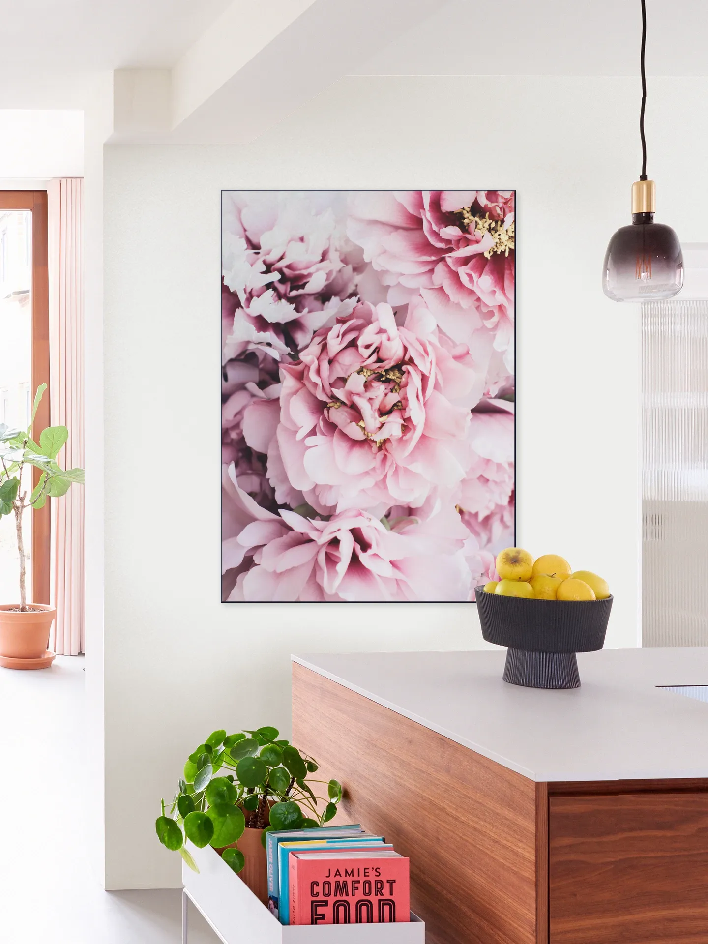 Pink Peonies Flowers