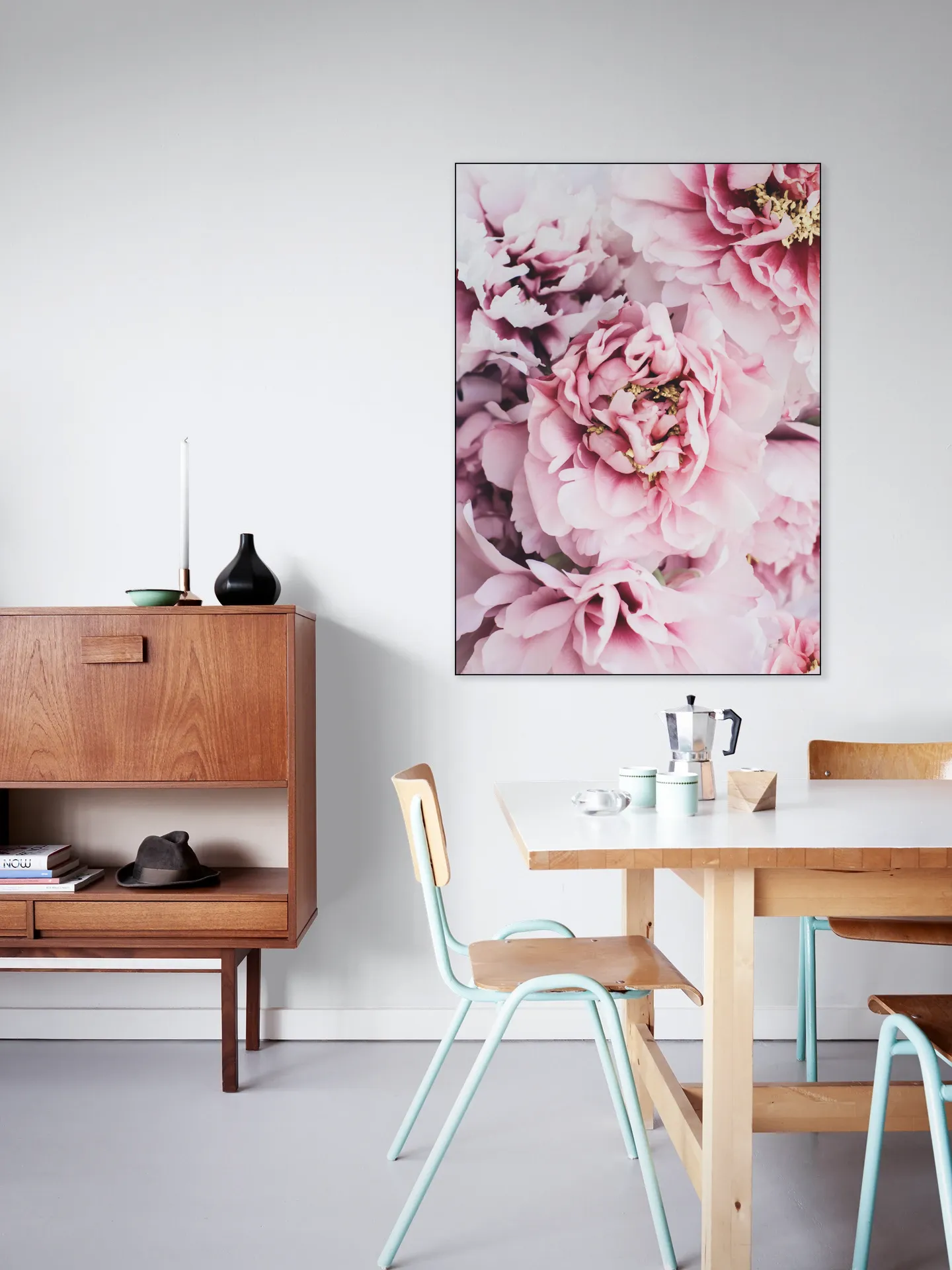 Pink Peonies Flowers