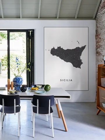 Sicilia Island Map