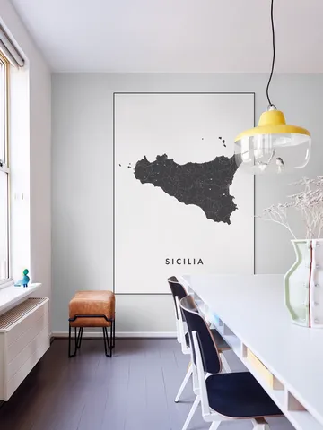Sicilia Island Map