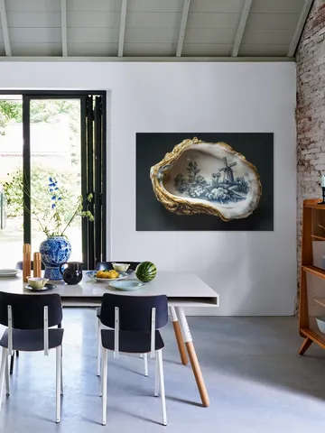 Delft Blue Oyster - Black