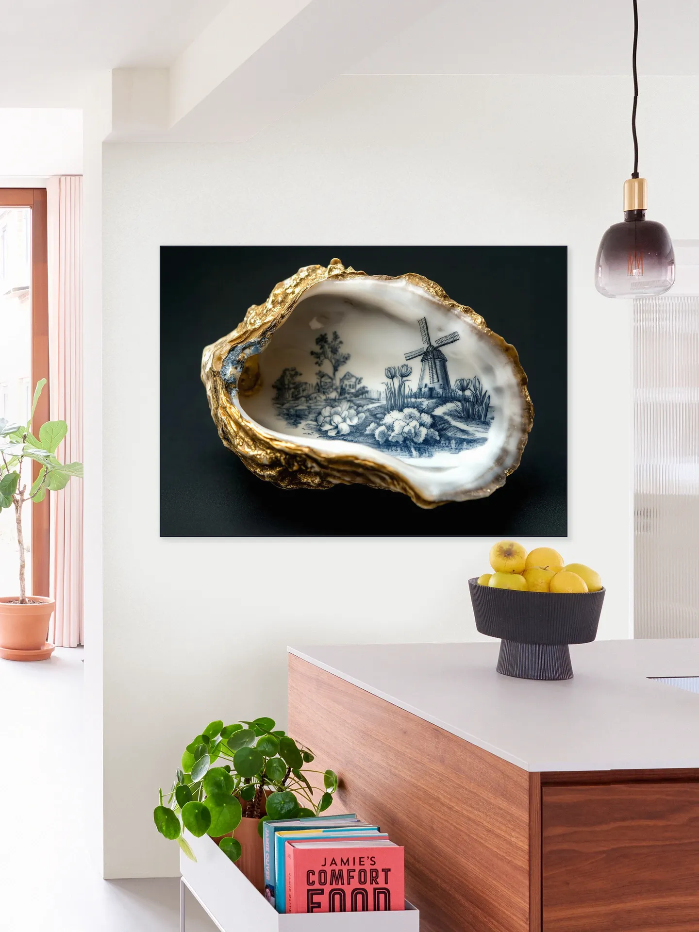 Delft Blue Oyster - Black