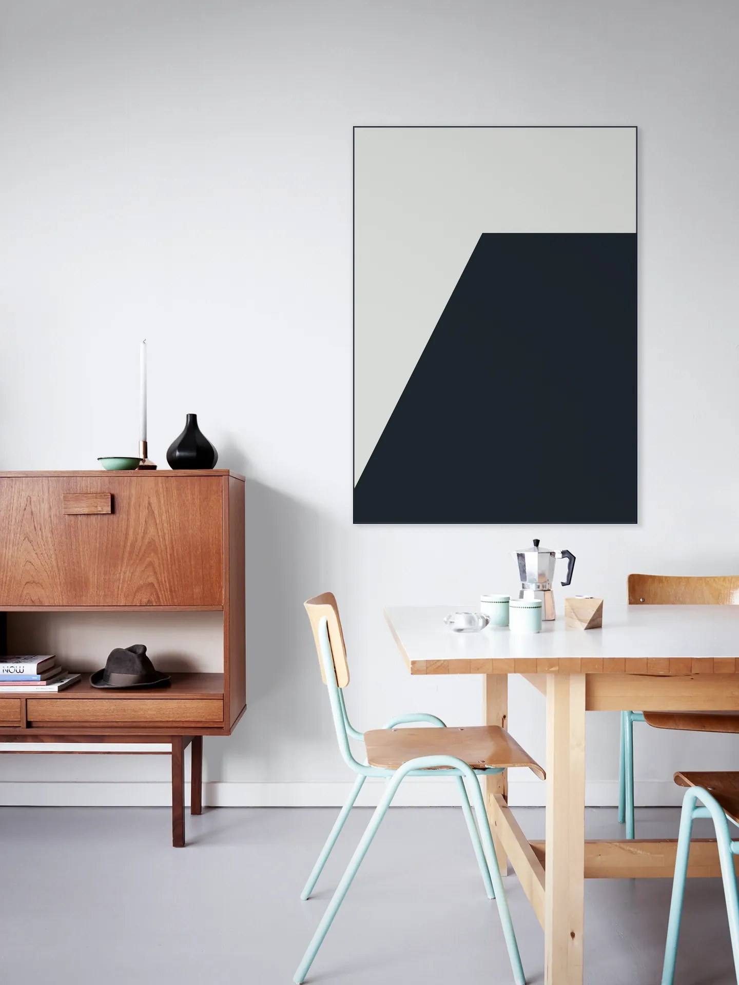 Color blocking - Grey Black