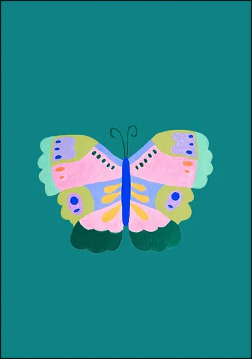 Floral Fantasy Butterfly