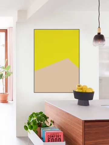 Color blocking - Yellow Beige