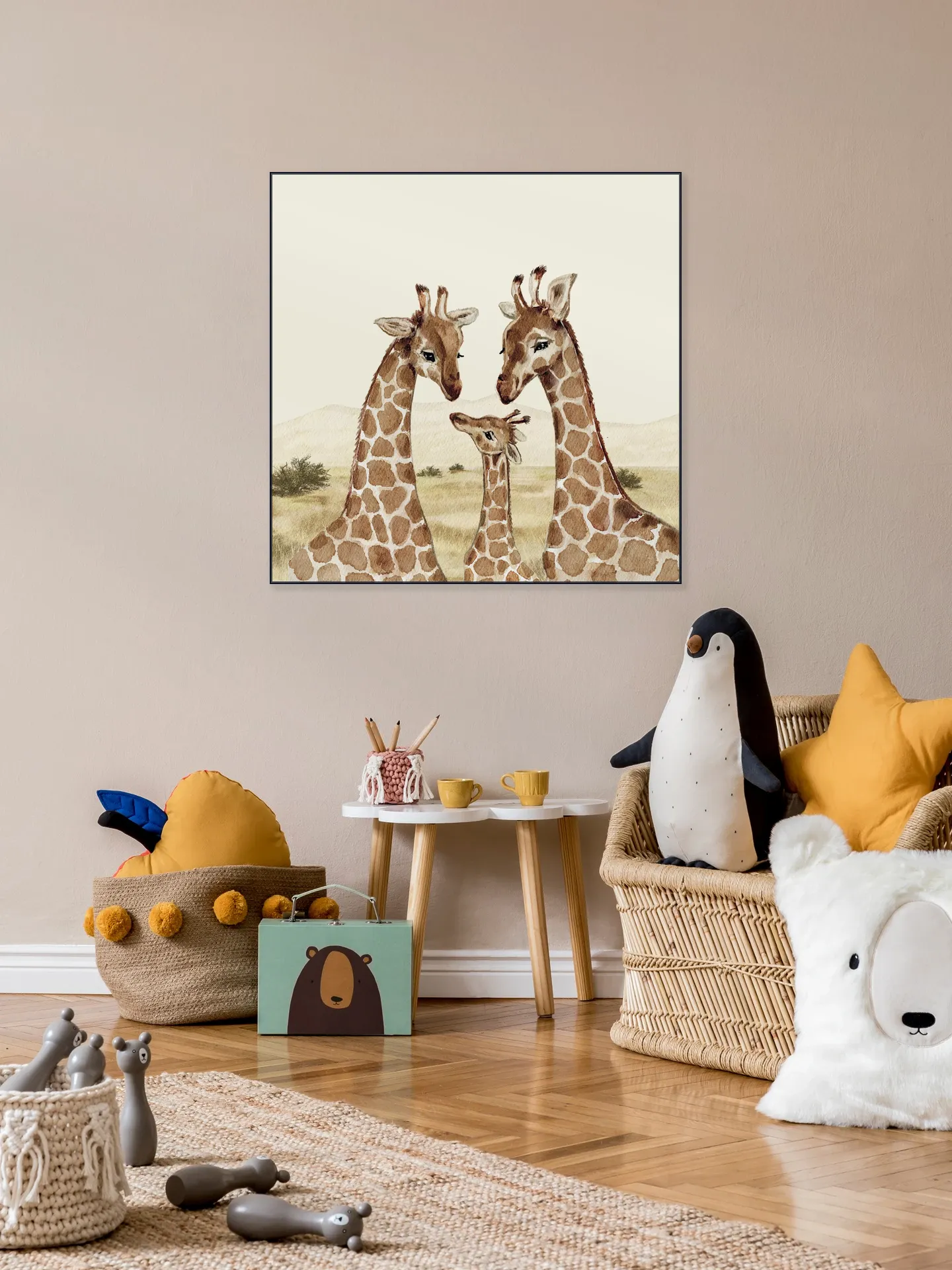 Giraffenfamilie
