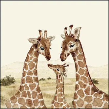Giraffenfamilie