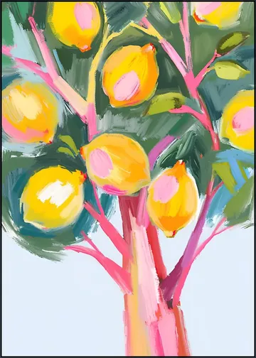 Vibrant Lemon Tree