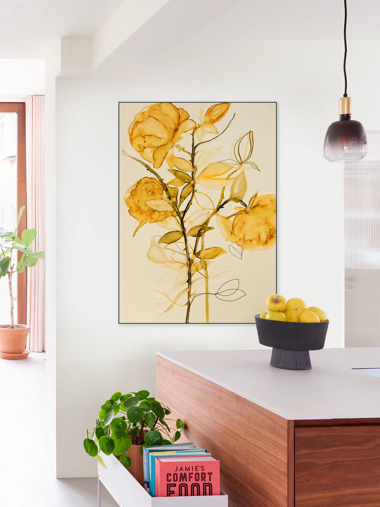 Rose Bush Yellow