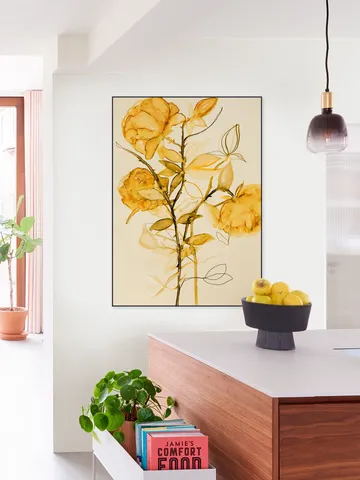 Rose Bush Yellow