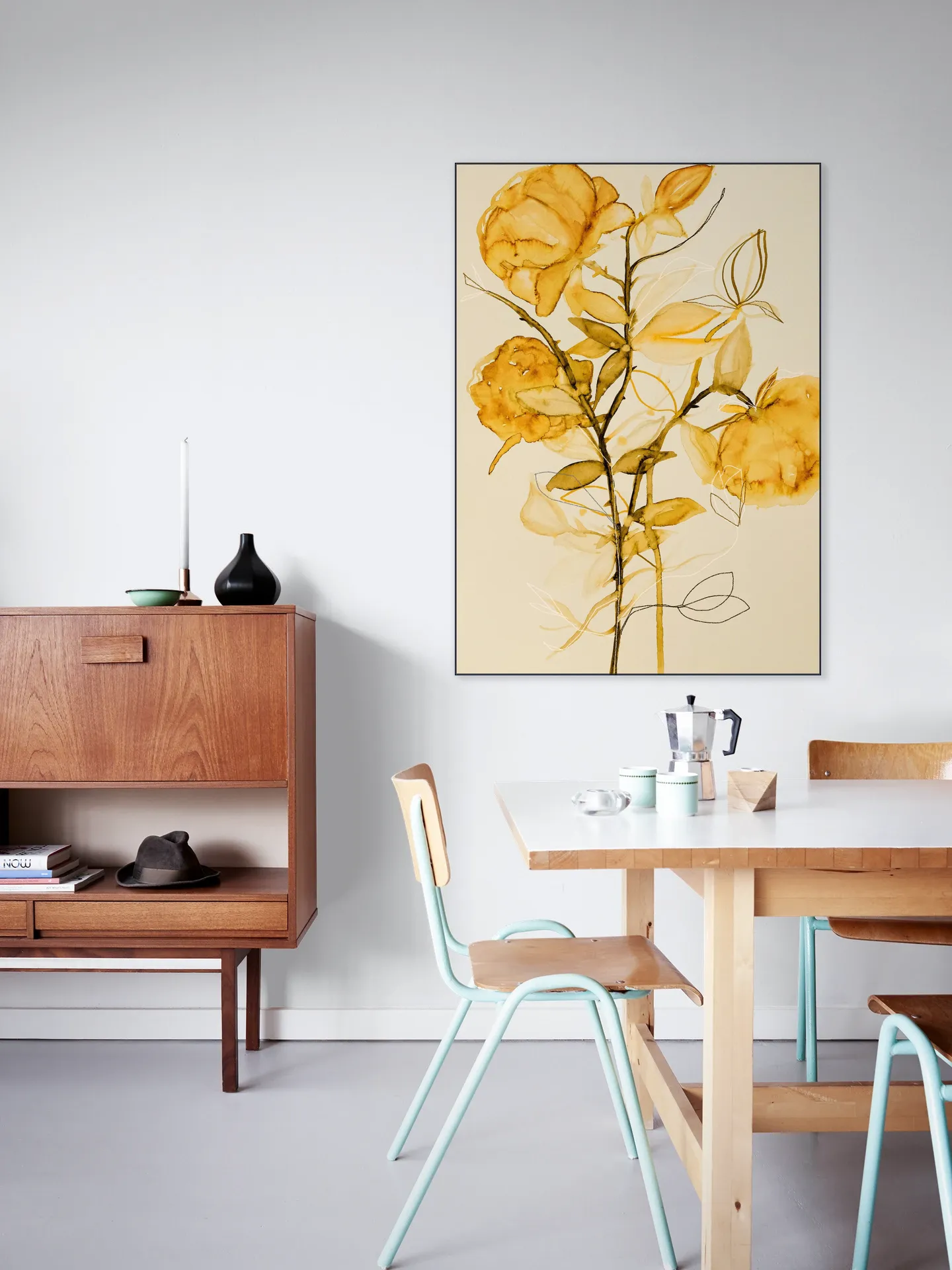 Rose Bush Yellow