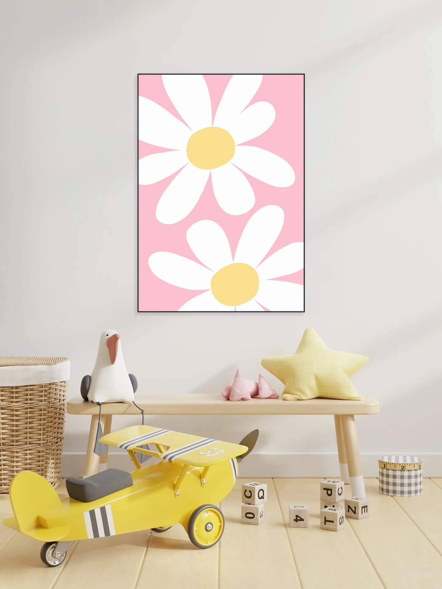Flowers on Pink