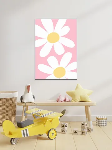 Flowers on Pink