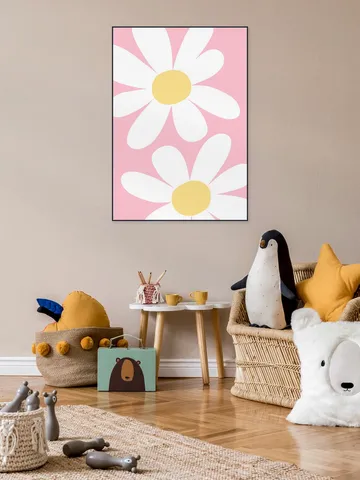 Flowers on Pink