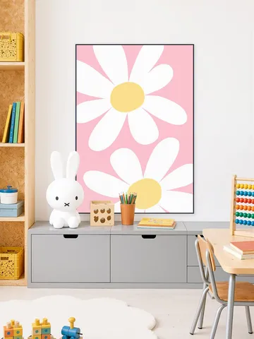 Flowers on Pink