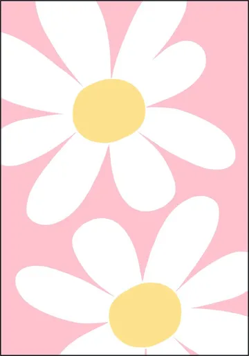 Flowers on Pink