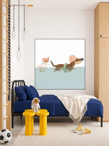 Swimming Dachshund