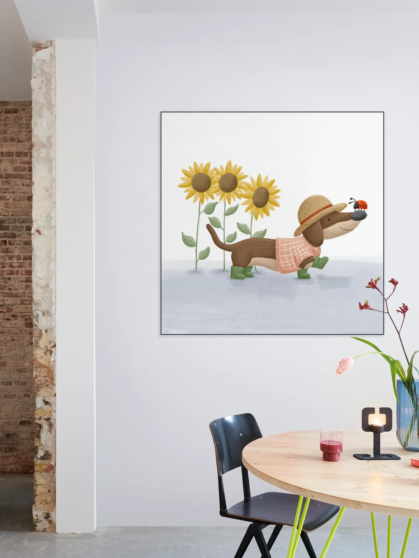 Sunflower Dachshund