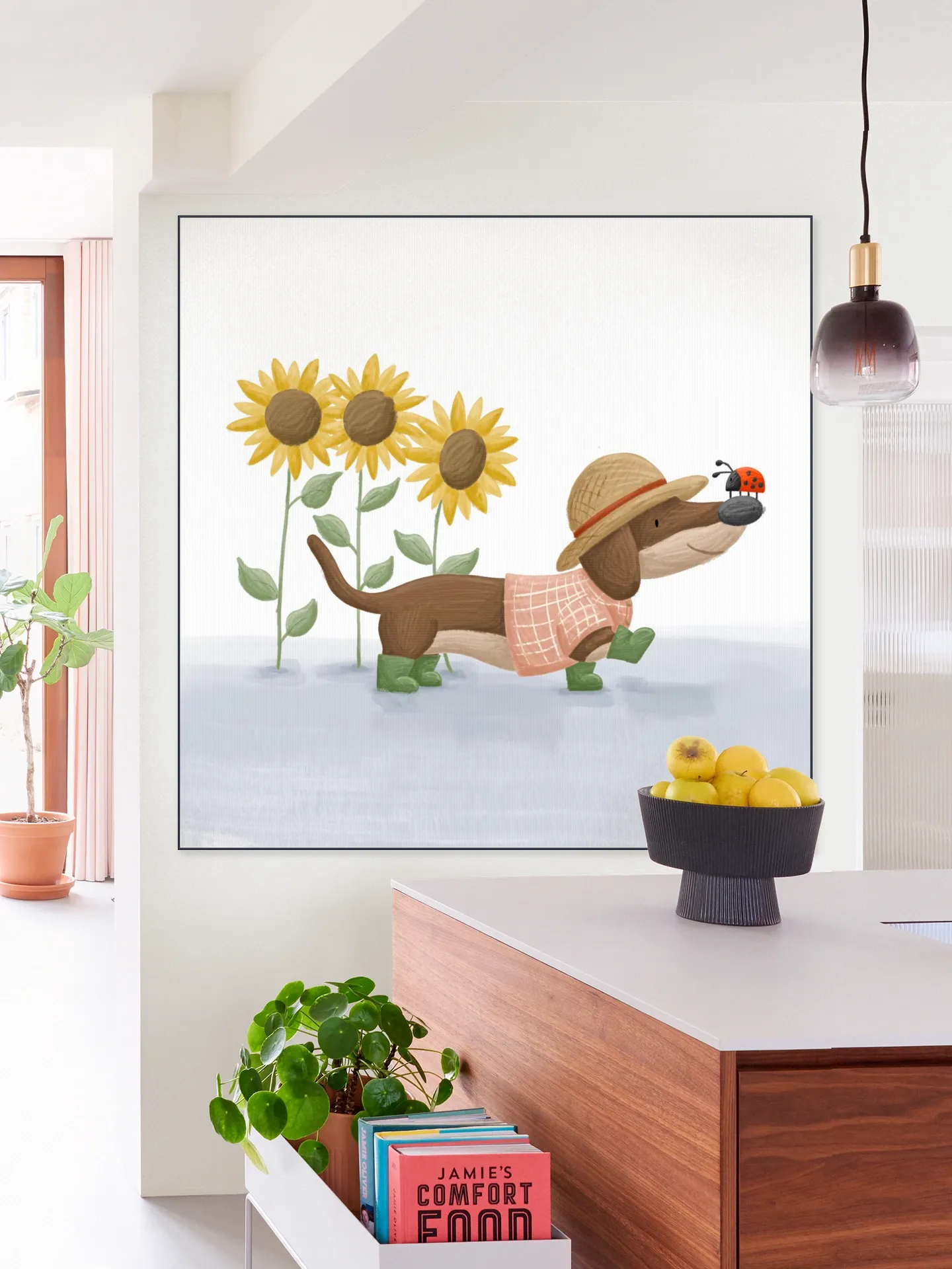 Sunflower Dachshund