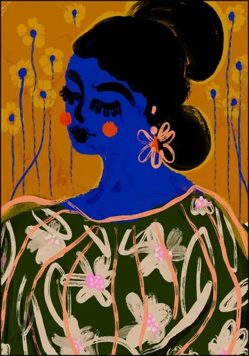 Blue Blossom Muse