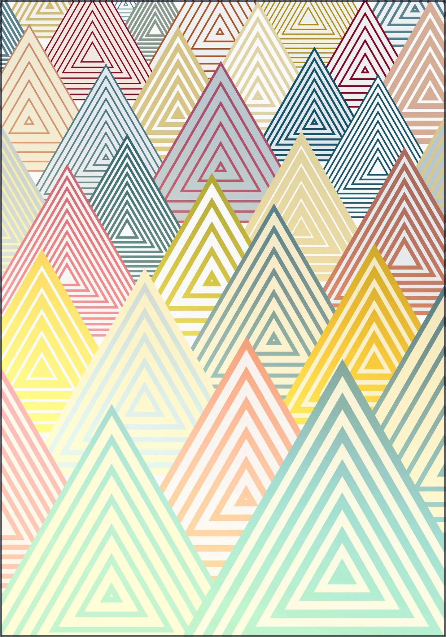 Pastel Mountains