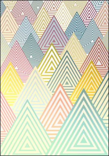 Pastel Mountains