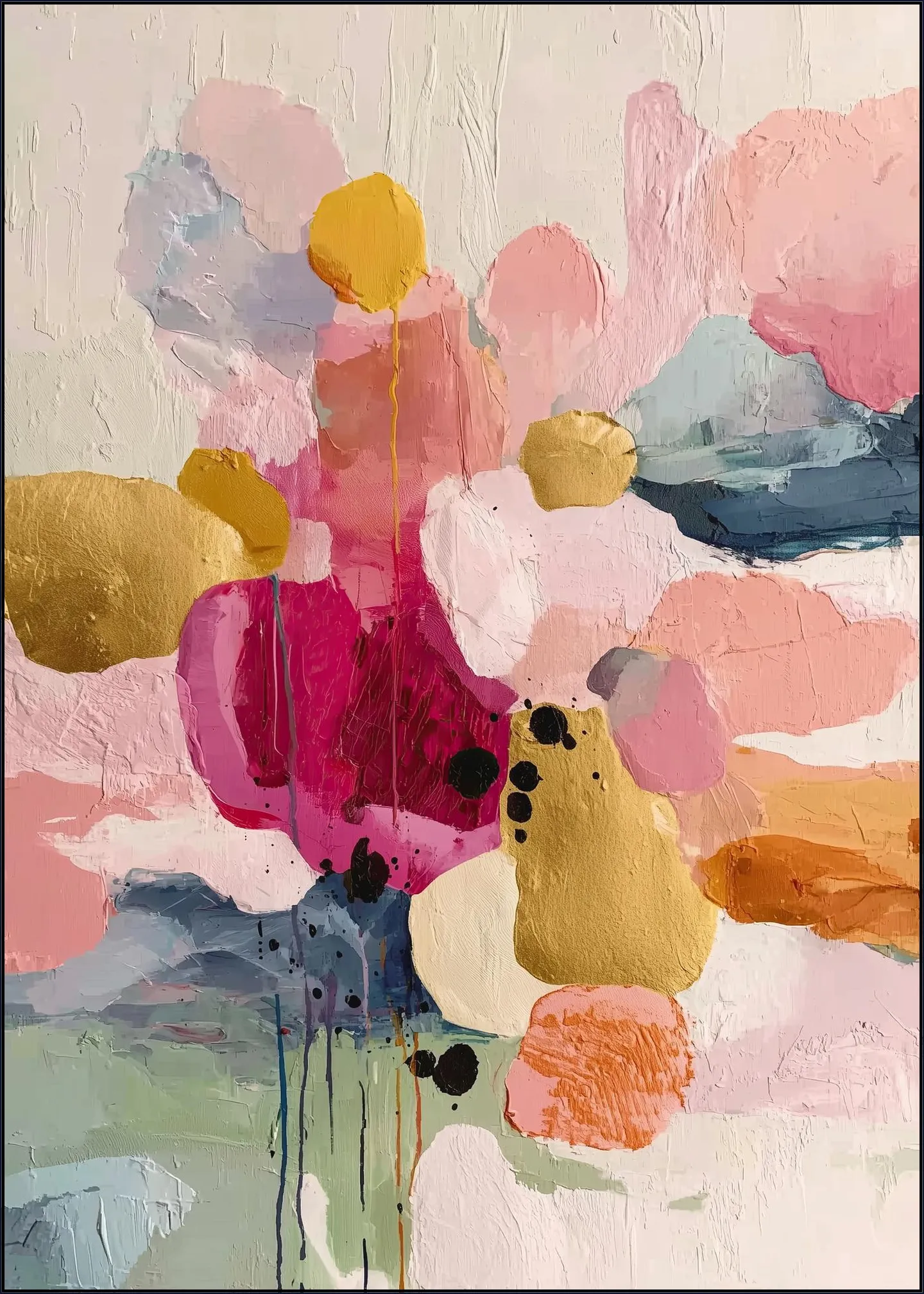 A Soft Pink Abstract