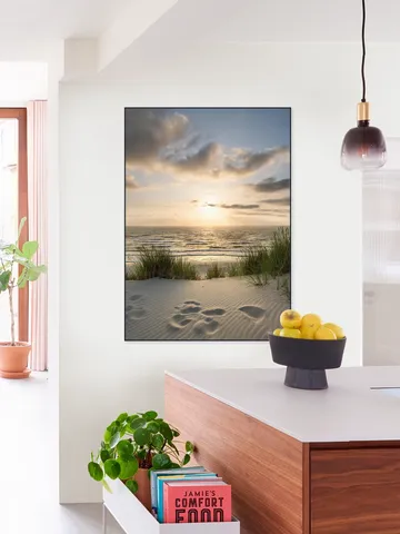 Dune beach at sunset