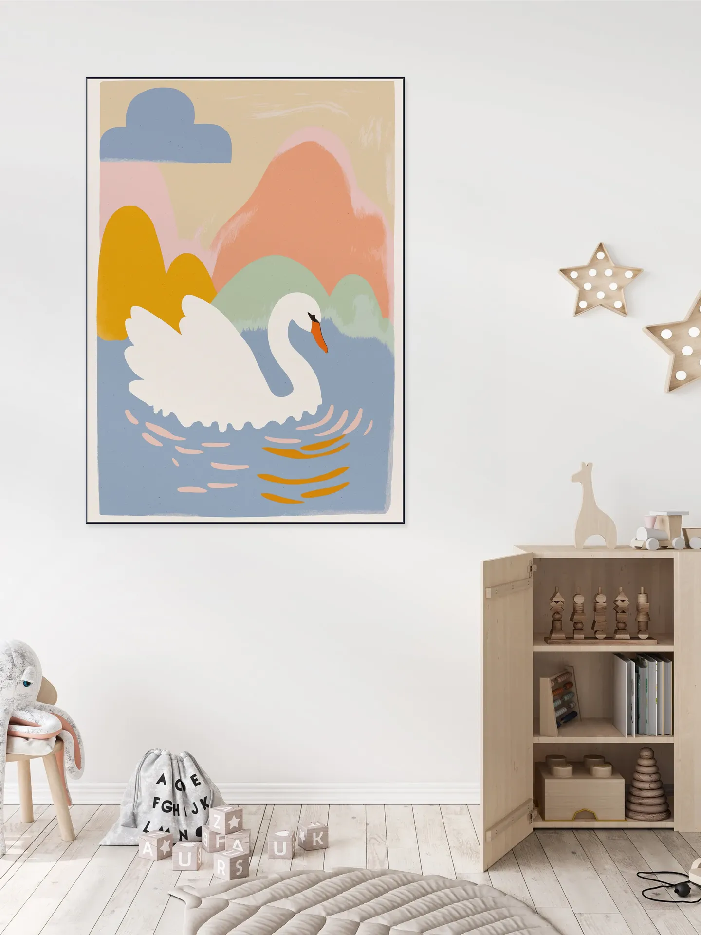Swan in Lake