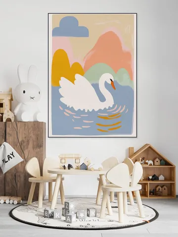 Swan in Lake