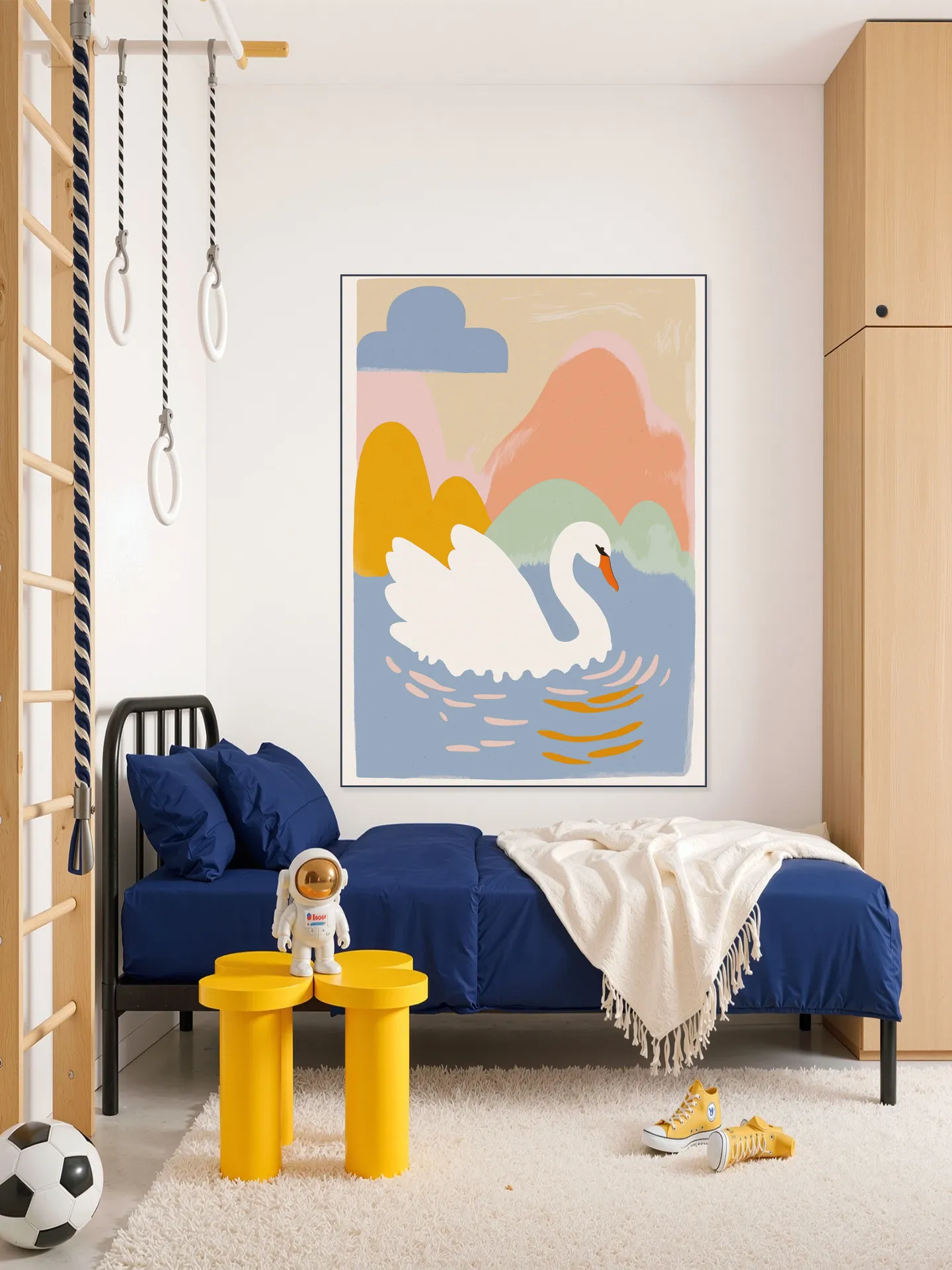 Swan in Lake