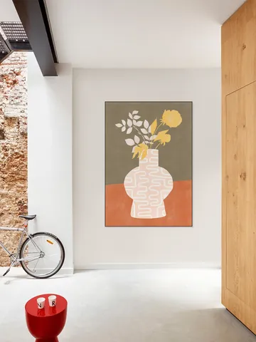 Modern Botanical Vase