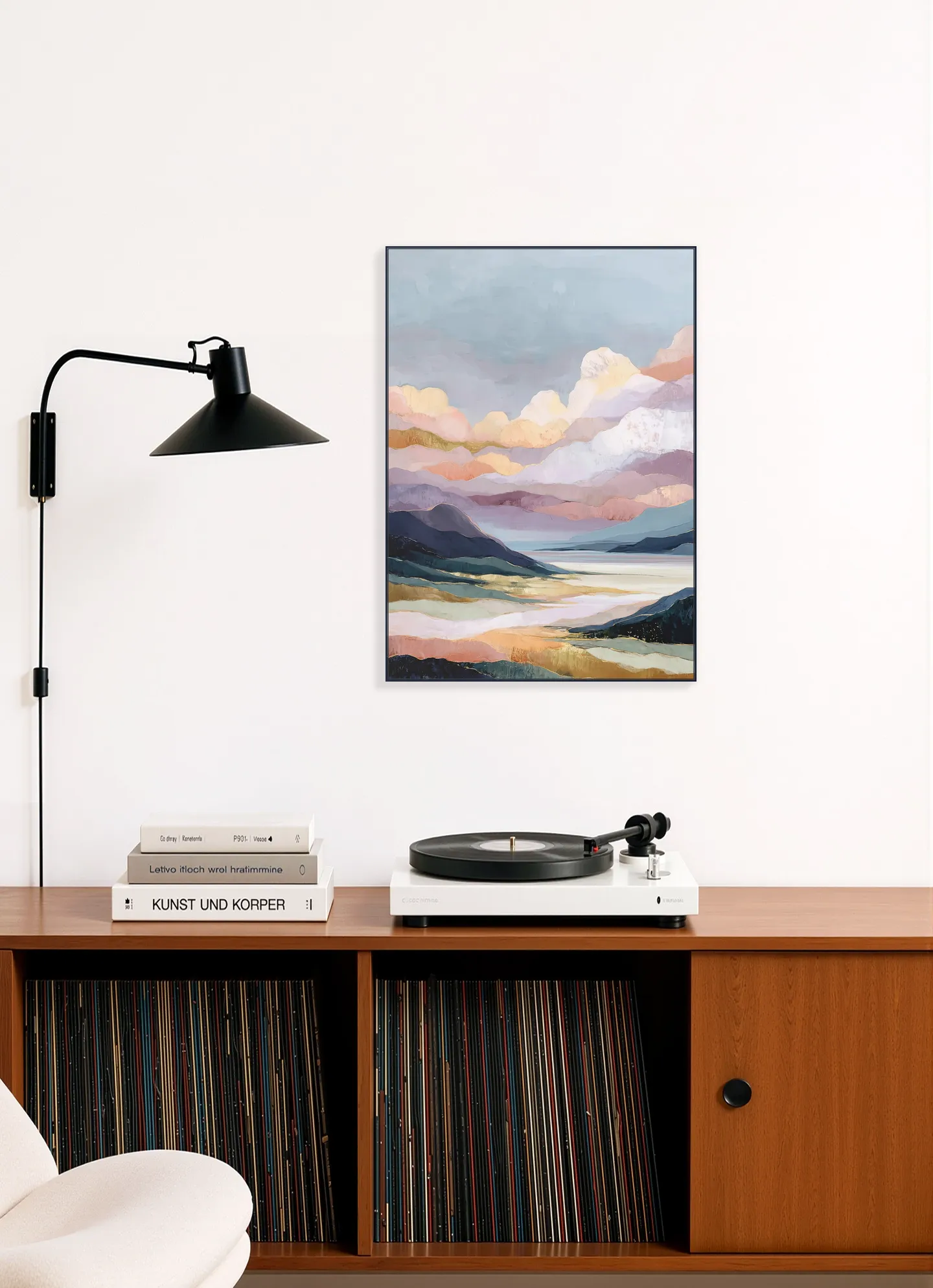Pastel Mountain Reverie