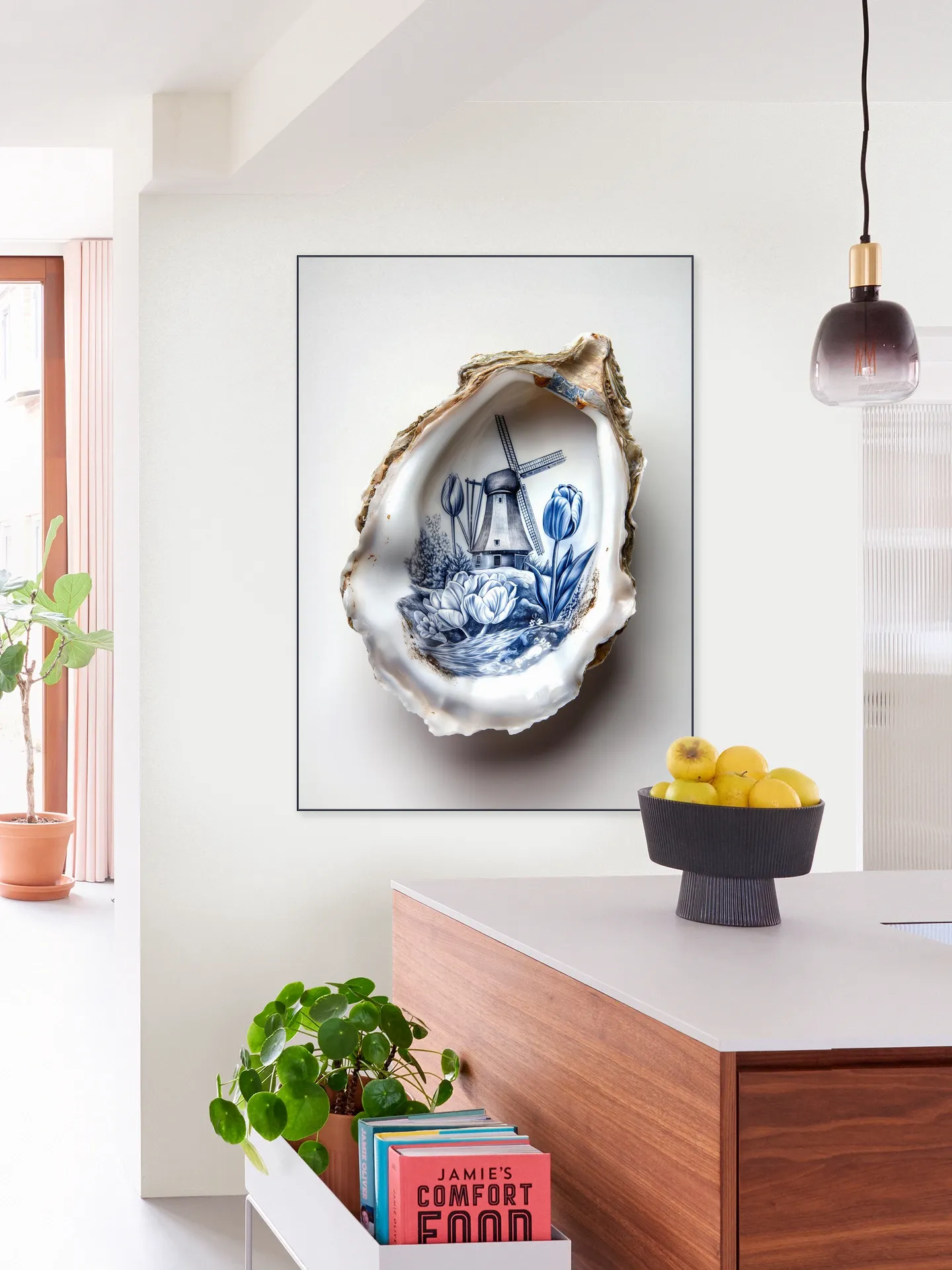 Delft Blue oyster