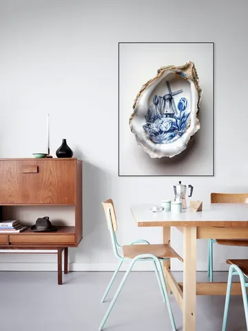 Delft Blue oyster